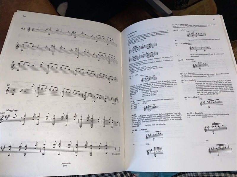 Chanterelle 097 ED N. Paganini Complete Solo Guitar Works Vol 1 /43 Ghiribizzi gallery