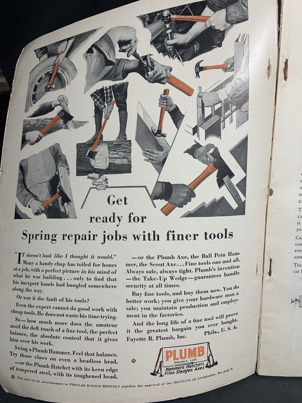 Popular Science Monthly March 1931 Vol. 118 #3 Succesful Helicopter ,Future A.I. gallery