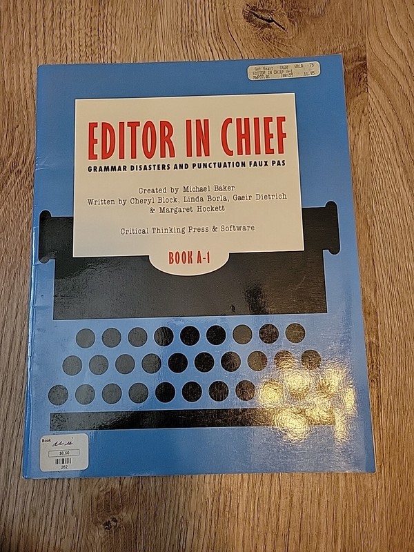 Editor in Chief Ser.: Editor in Chief A1 : Grammar Disasters and Punctuation…