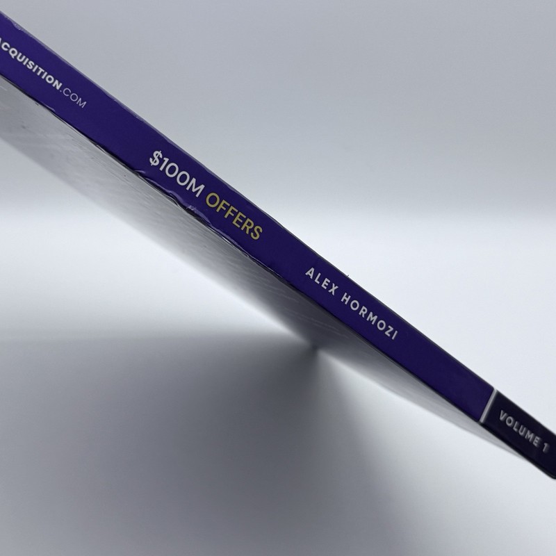 Alex Hormozi $100M Offers Hardcover - Sales Marketing Business - Very Good gallery