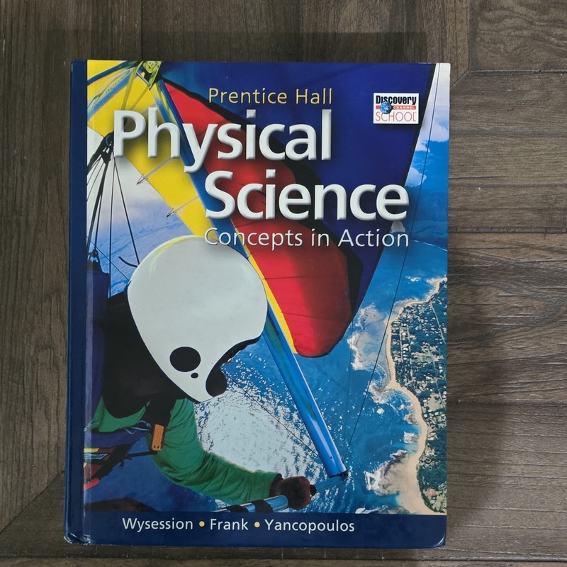 Prentice Hall Physical Science Concepts in Action Science Hardcover Textbook
