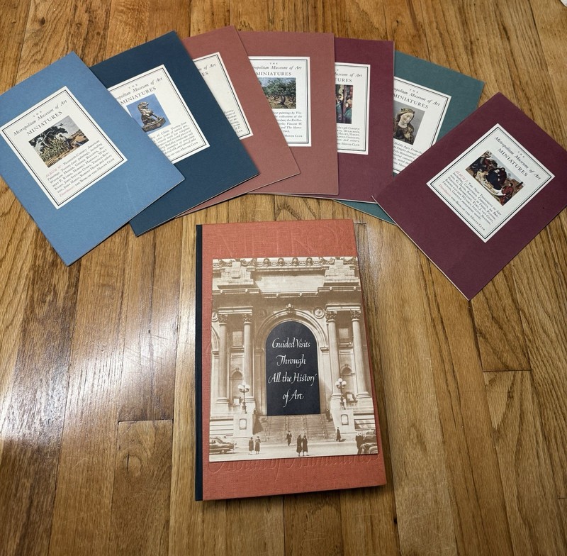 Vintage 1950-53 Metropolitan Museum Art Miniature Stamp Albums COMPLETE Lot 4 gallery