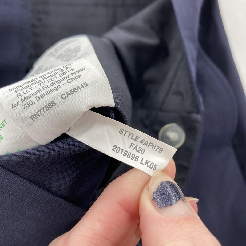 J Crew Dress Pants Mens 31x32 Navy Thompson Tapered Wool Suit Trousers Business gallery