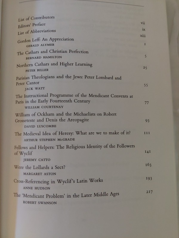 The Medieval Church Universities Heresy Religious Life - Biller, Dobson. Jun. gallery