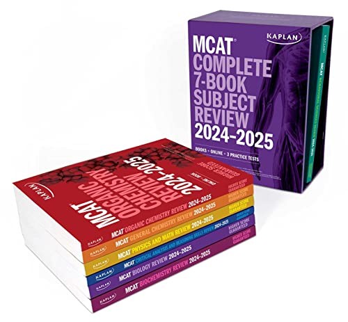 MCAT Complete 7-Book Subject Review 2024-2025, Set Includes Books, Online Pr…