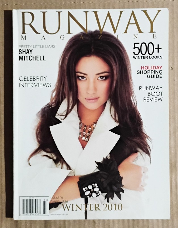 Runway Magazine Winter 2010 Shay Mitchell Interviews Fashion Models