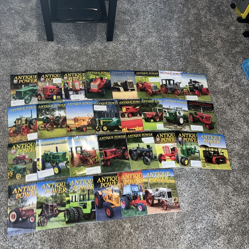 Lot 30 Antique Power Tractor Magazines 2020-2024 John Deere Case Ford IH