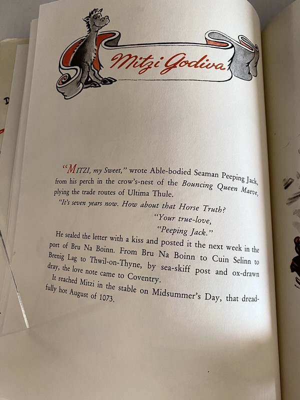 Dr Seuss The Seven Lady Godivas First Printing Reissued Edition 1987 Hard Cover gallery