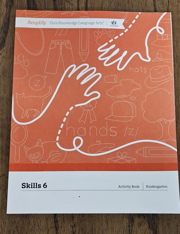 Amplify Core Knowledge Language Arts Grade K Skills 6 Activity Book