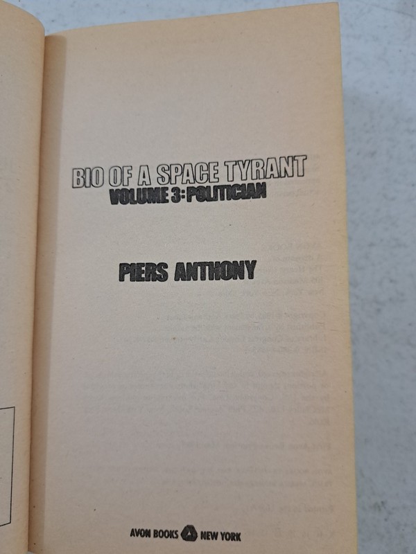 Vintage Lot Of 3 Piers Anthony Paperbacks-BIO of a Space Tyrant Vol 2-3-4 Sci-fi gallery