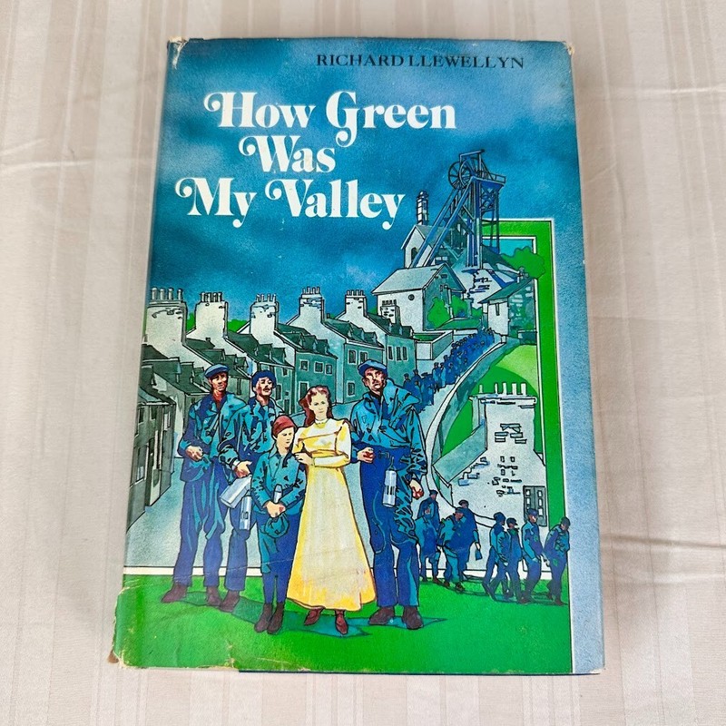 HOW GREEN WAS MY VALLEY by Richard Llewellyn Hardcover Macmillan 1940 Book