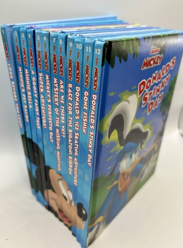 Disney Junior Mickey Mouse Clubhouse Book Lot 12 Hardcover Kids