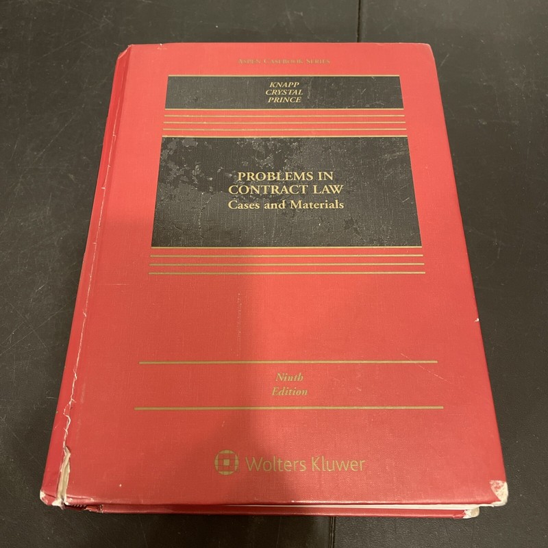 Aspen Casebook Ser.: Problems in Contract Law : Cases and Materials by Nathan M.