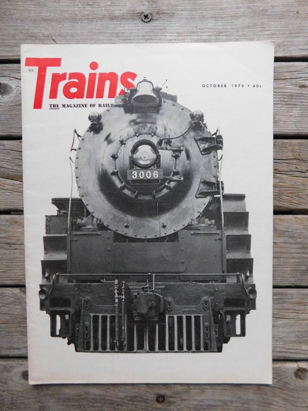 1970 ‘Trains Magazine’ Hiawatha, Thule, Zeppelins, NYC, Flagler 58 Pages EVC!