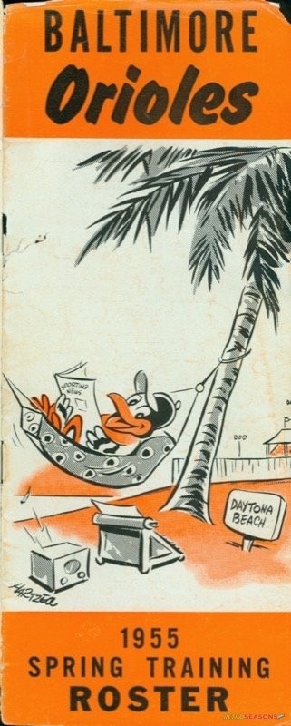 1955 Baltimore Orioles Media Guide – 16-page Baseball Team Reprint