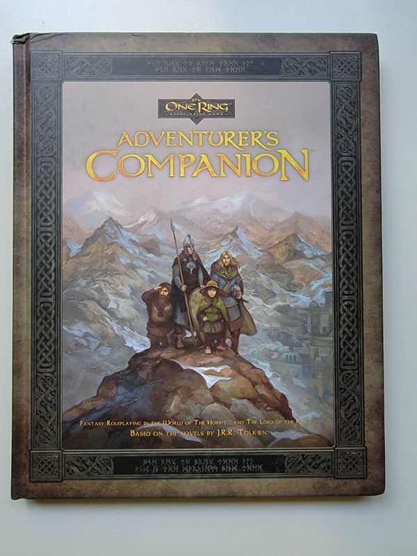 ONE RING ADVENTURERS COMPANION By Cubicle 7 Entertainment Ltd – Hardcover