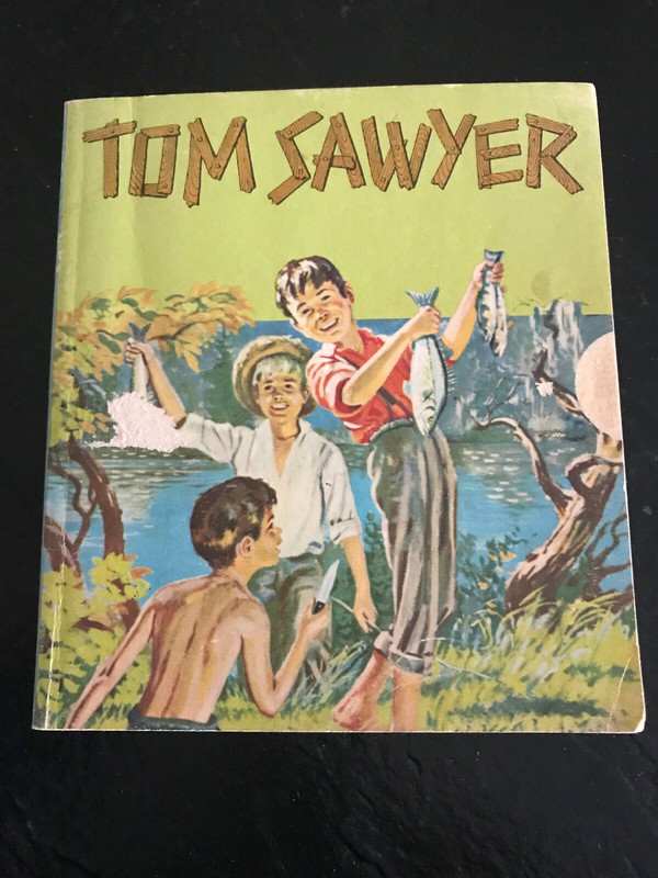 TOM SAWYER 1956 Advertising Golden BOOK FREE WITH PURCHASE OF 2LB NESTLE’S QUIK