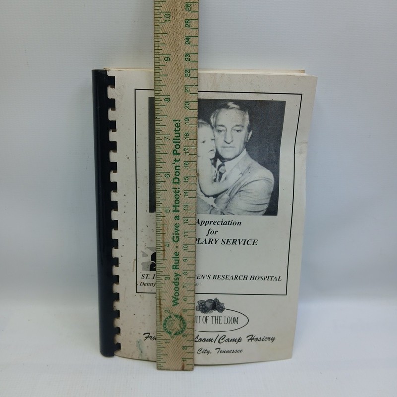 1990 Fruit of The Loom Camp Hosiery St Jude Danny Thomas Cookbook Lenoir City Tn gallery