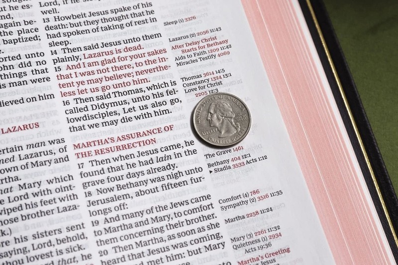 KJV, Thompson Chain-Reference Bible, Large Print, Genuine Leather, Cowhide, gallery
