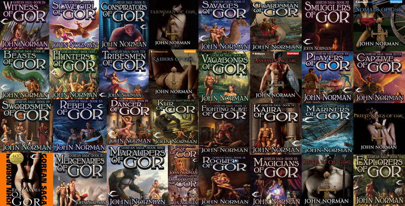 John Norman – Gorean Saga Audiobook Collection (37 Audiobooks on USB or DVD)