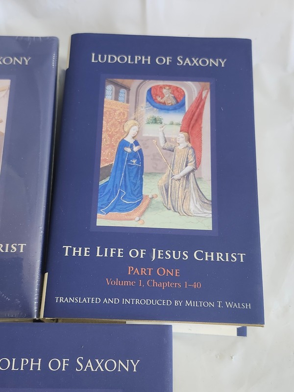 The Life of Jesus Christ by Ludolph of Saxony Vol. 1 - (1-40) (1-57) Vol. 2 - (5 gallery