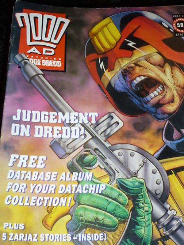 2000 AD Comic – PROG 752 – Date 12/10/1991 – UK Paper Comic