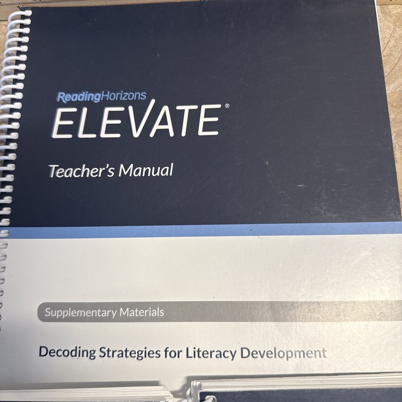 Reading Horizons ELEVATE Teacher's Manuals - Ch4 &6 + Supp Materials - Like New gallery