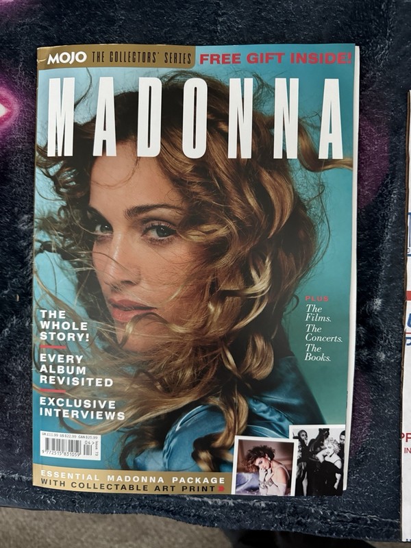 MADONNA MOJO MAGAZINE A TRIBUTE TO HER LIFE’S WORK 2026 GOOD SHAPE, FREE GIFT!!
