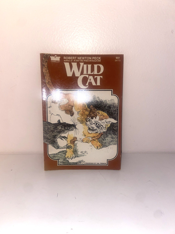 Wild Cat Robert Newton Peck Illustrated Hal Frenck 1970's 1st Edition Vintage gallery