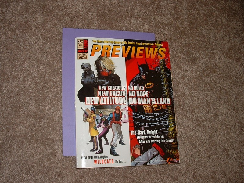Nov 1998 Previews Magazine Boba Fett Dark Knight 392 pages! Solid Fine Fast Ship gallery