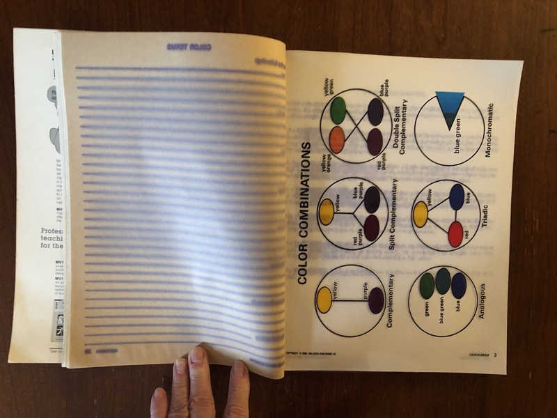 Milliken Full Color Transparency Duplicating Book Color in Display ART Teaching gallery