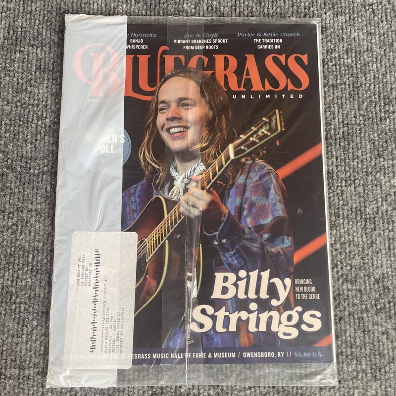 Bluegrass Unlimited Magazine 2022 - 2023 7 Issues Billy Strings David Parmley gallery