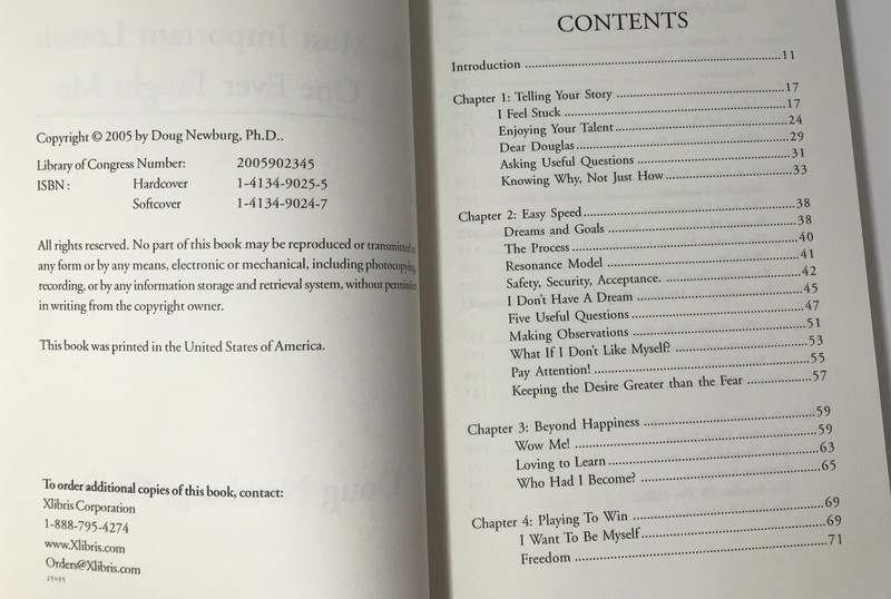 The Most Important Lesson No One Ever Taught Me - Doug Newburg Ph D. Like New gallery