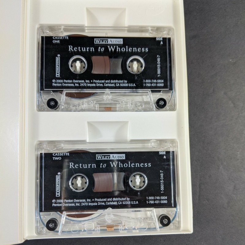 Return to Wholeness (Wiley Audio) by David Simon Audio Book on Cassette Tape gallery