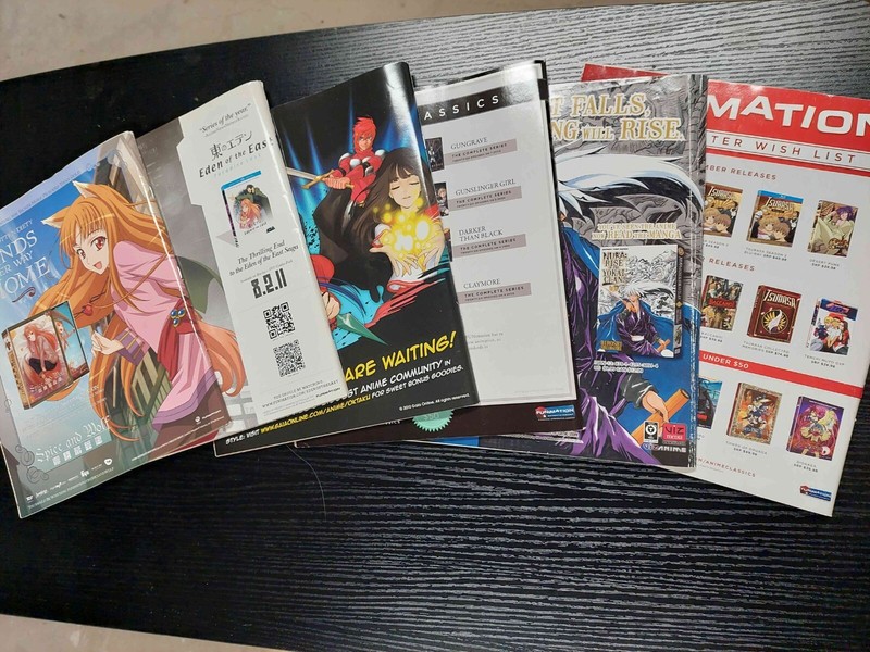 Otaku USA 2011 Lot of 6 mags: Feb / Apr / Jun / Aug / Oct / Dec – Complete year