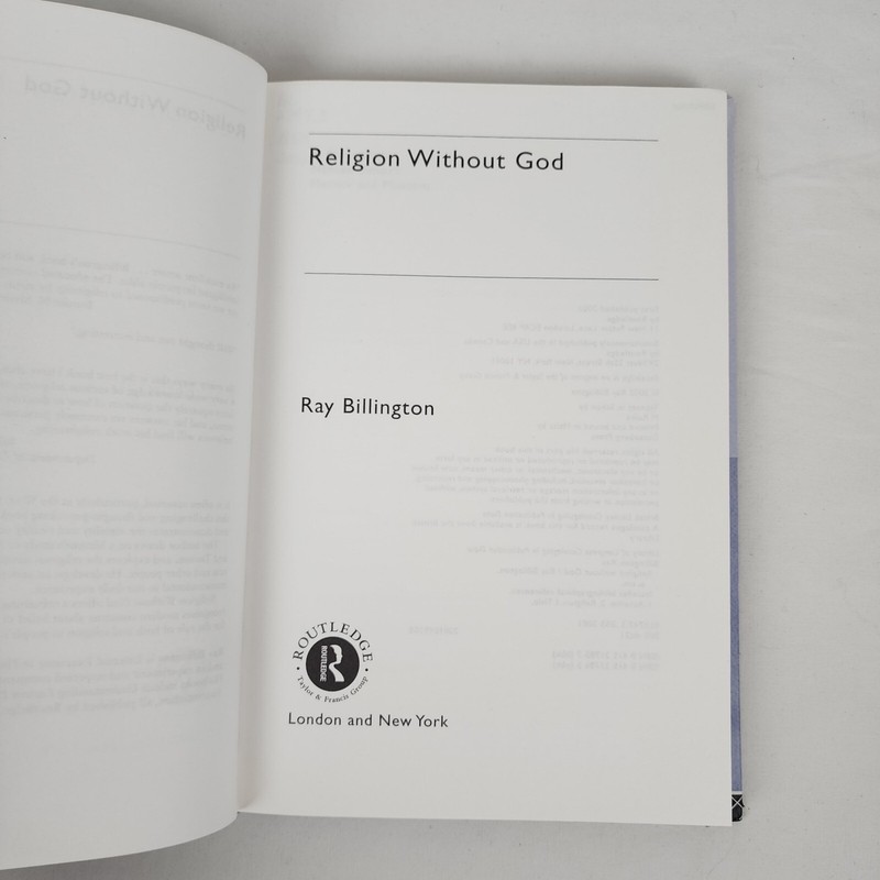 Religion Without God Hardcover Book Exploring Comparative Religion Atheism gallery