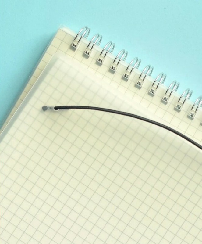 80 SHEET GRAPH GRID NOTEBOOK 6 X 4 IN w/ CLEAR WATERPROOF COVER SPIRAL A6 NEW!