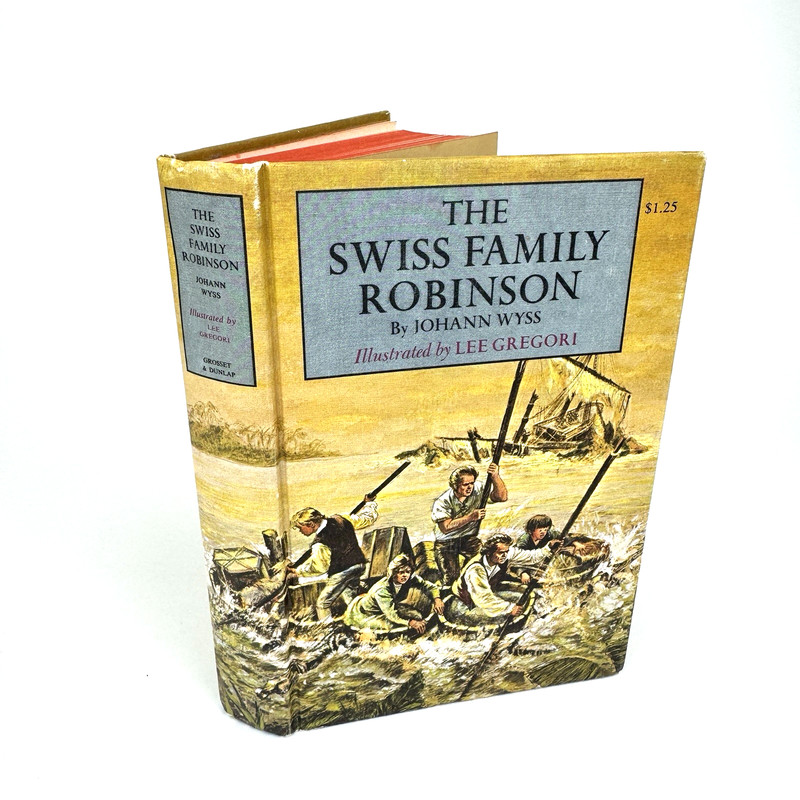 The Swiss Family Robinson 1963 Johann Wyss HC Grosset & Dunlap