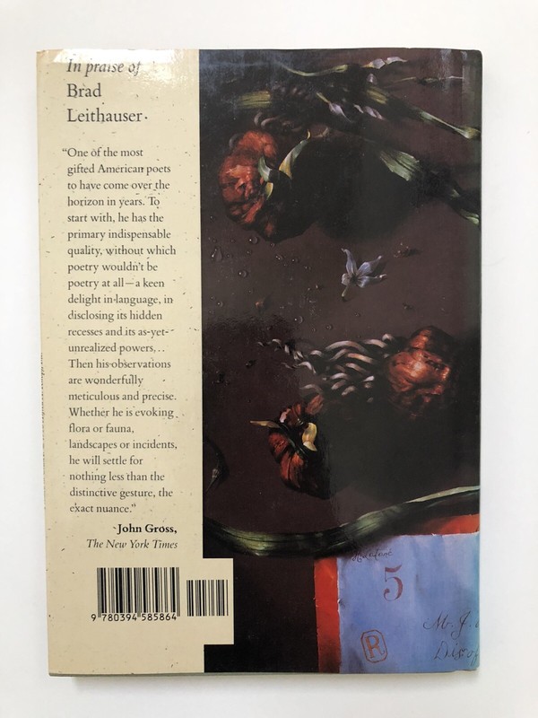 The Mail from Anywhere: Poems by Brad Leithauser (1990, Hardcover) gallery