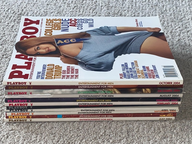 Lot of 11 PLAYBOY MAGAZINES - 2000 / 2004 - Mens entertainment gallery