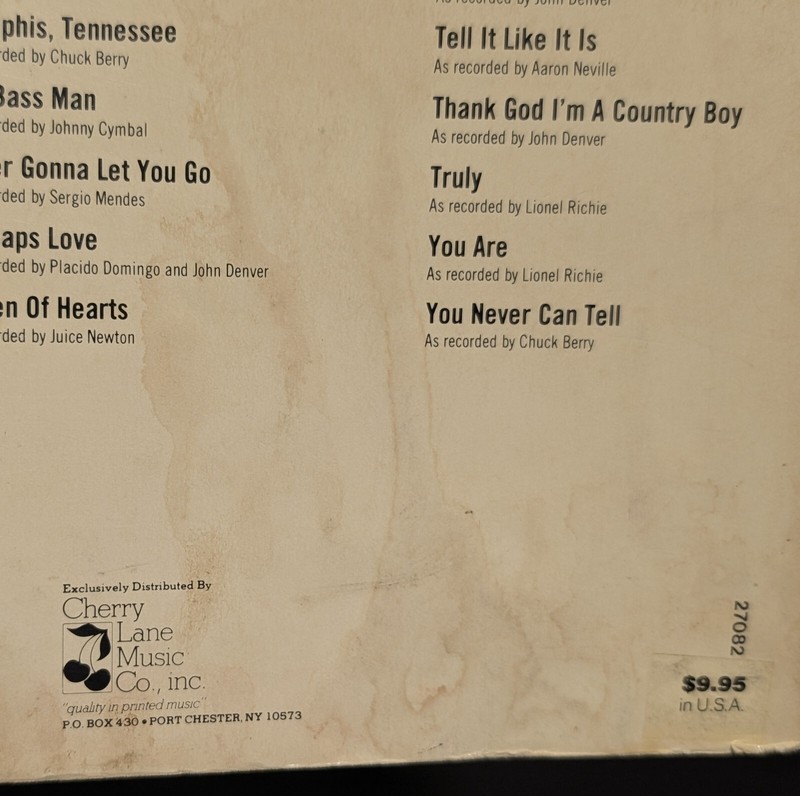VTG The Best Guitar Collection Yet By Cherry Lane Over 80 Rock& Pop Guitar Hits gallery