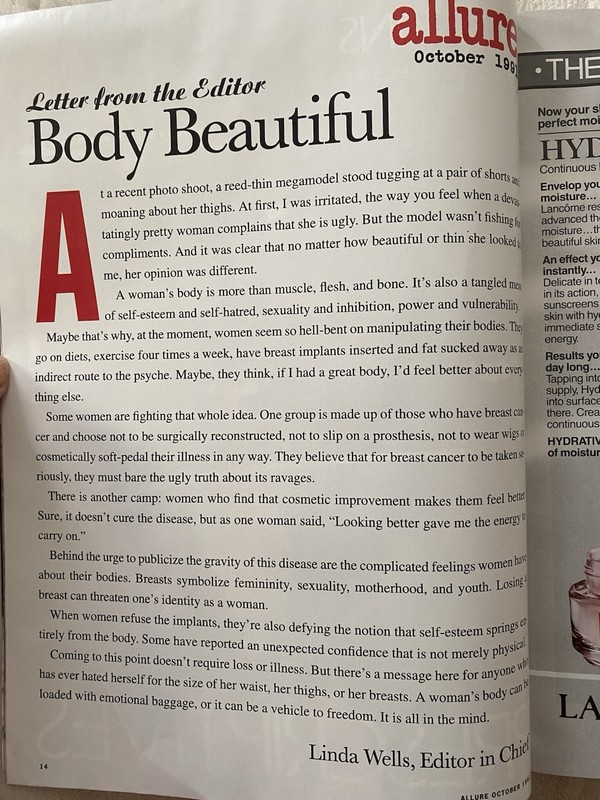 Beautiful Vintage Allure Magazine October 1991 Kevyn Aucoin Nars 90s Supermodels gallery