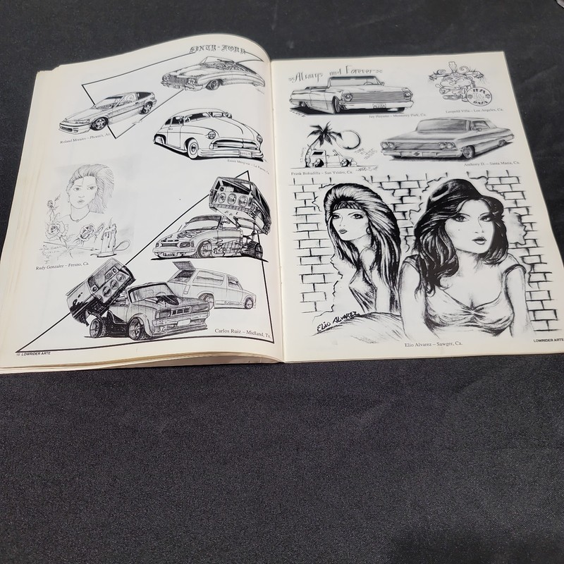 Lowrider Arte Magazine Vintage Summer 1992 Issue Aztlan Artwork Chicano Culture gallery
