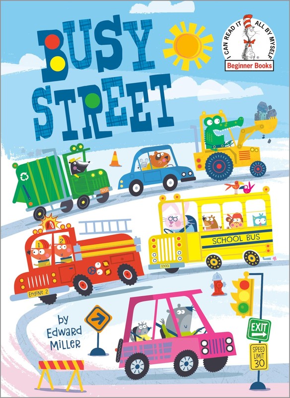 Busy Street (Beginner Books) – Miller, Edward – Good – See condition notes