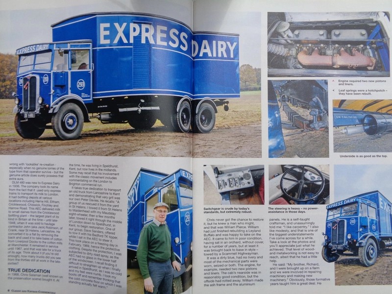 Classic & vintage commercials AEC milk lorry / Ford D series / Foden R-Type etc gallery