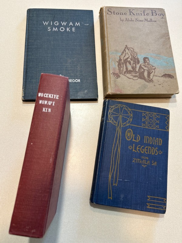 4 Books Old Indian Legends Zitkala Sa 1901/02 & Wocekiye Wowapi Kin 1898 & …..