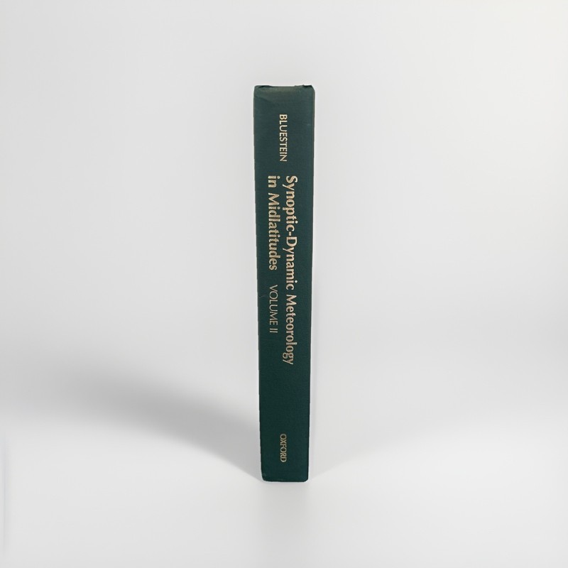 Synoptic-Dynamic Meteorology in Midlatitudes Volume II Hardcover first edition.