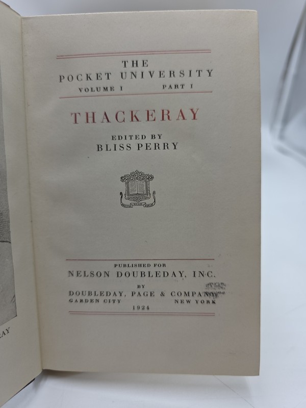 1924 Books The Pocket University Doubleday 17 Volumes gallery