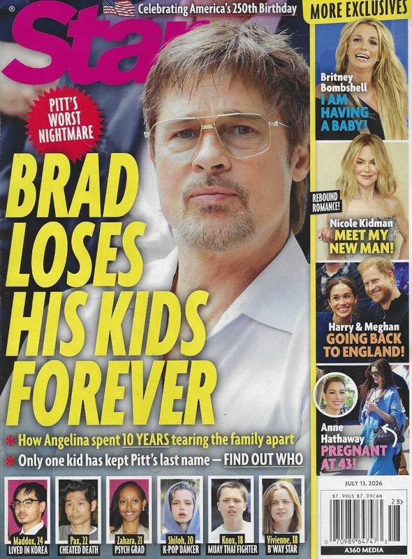 Star Weekly Magazine July 13th 2026: Brad loses his Kids