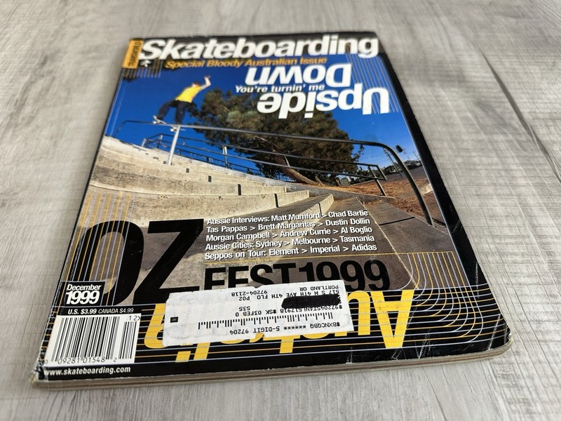 Transworld Skateboarding Magazine Volume 17 #12 December 1999 Australia OZ Fest gallery